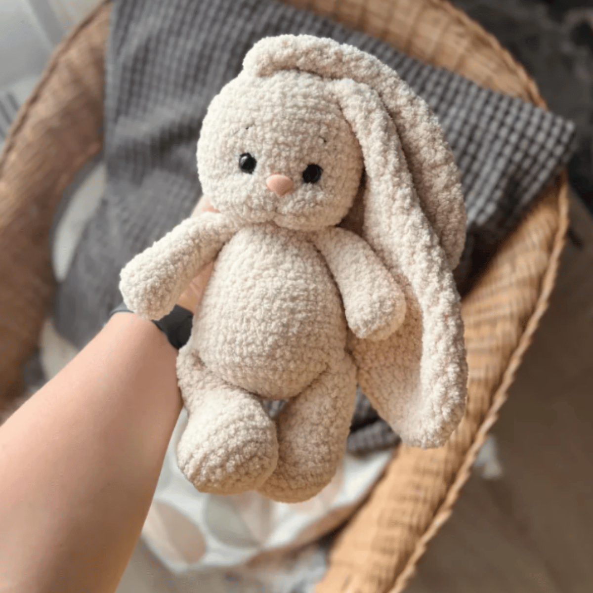 Sophie the Bunny Amigurumi Crochet Pattern PDF Plush Rabbit Toy Tutorial