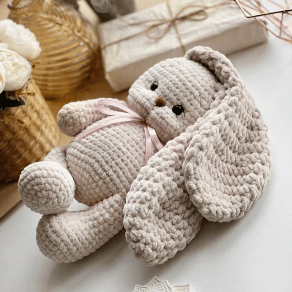 Sophie the Bunny Amigurumi Crochet Pattern PDF Plush Rabbit Toy Tutorial