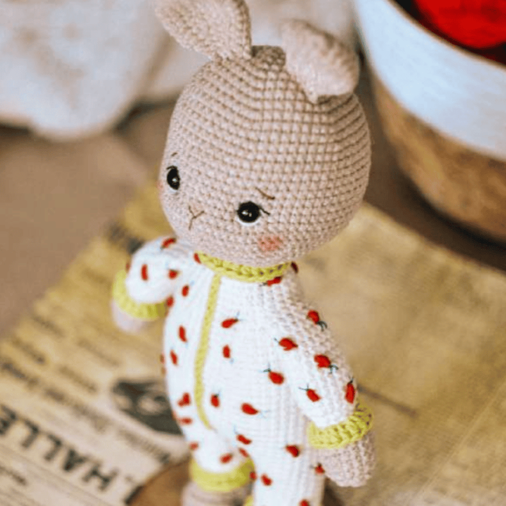 Carrot Dreams Bunny Amigurumi Crochet Pattern PDF Plush Rabbit Tutorial