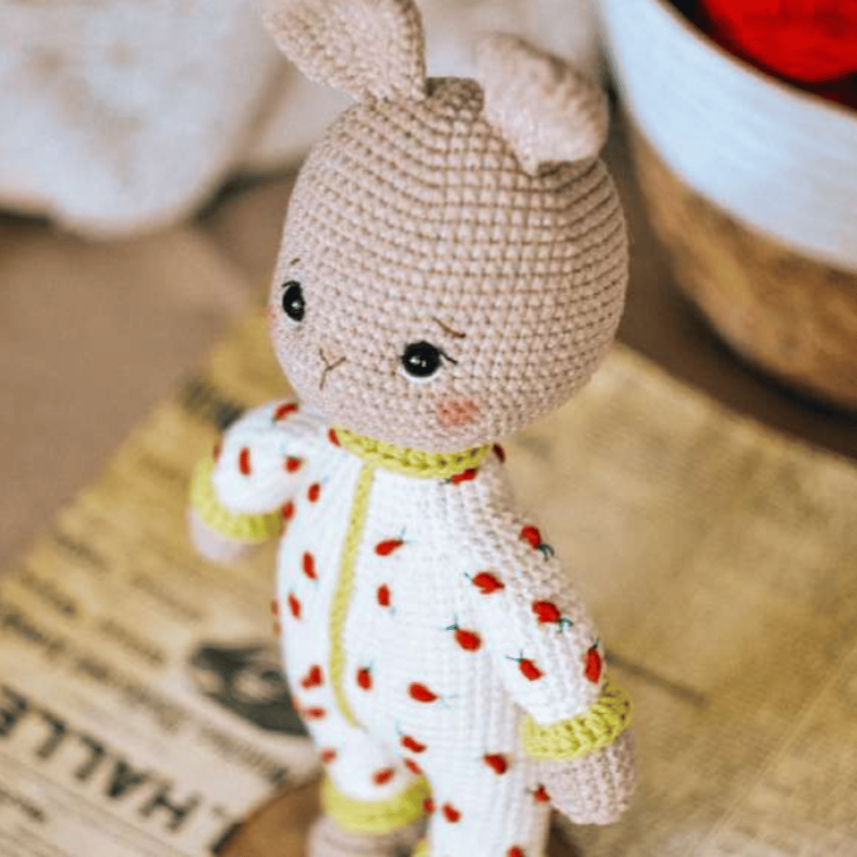 Carrot Dreams Bunny Amigurumi Crochet Pattern PDF Plush Rabbit Tutorial