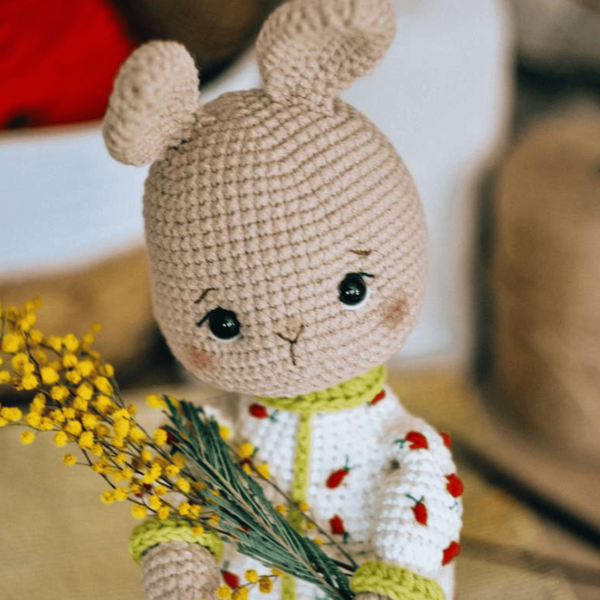 Carrot Dreams Bunny Amigurumi Crochet Pattern PDF Plush Rabbit Tutorial