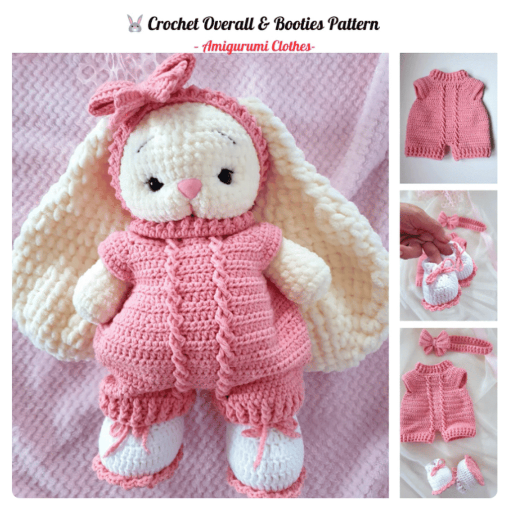 Crochet Overalls Pattern PDF – Cute Handmade Overall Outfit Tutorial