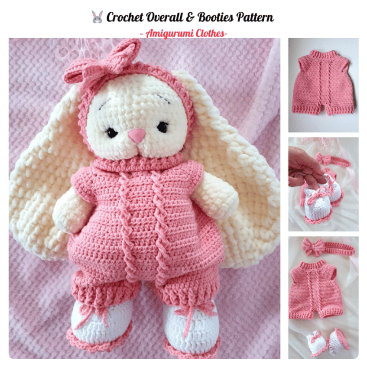 Crochet Overalls Pattern PDF – Cute Handmade Overall Outfit Tutorial
