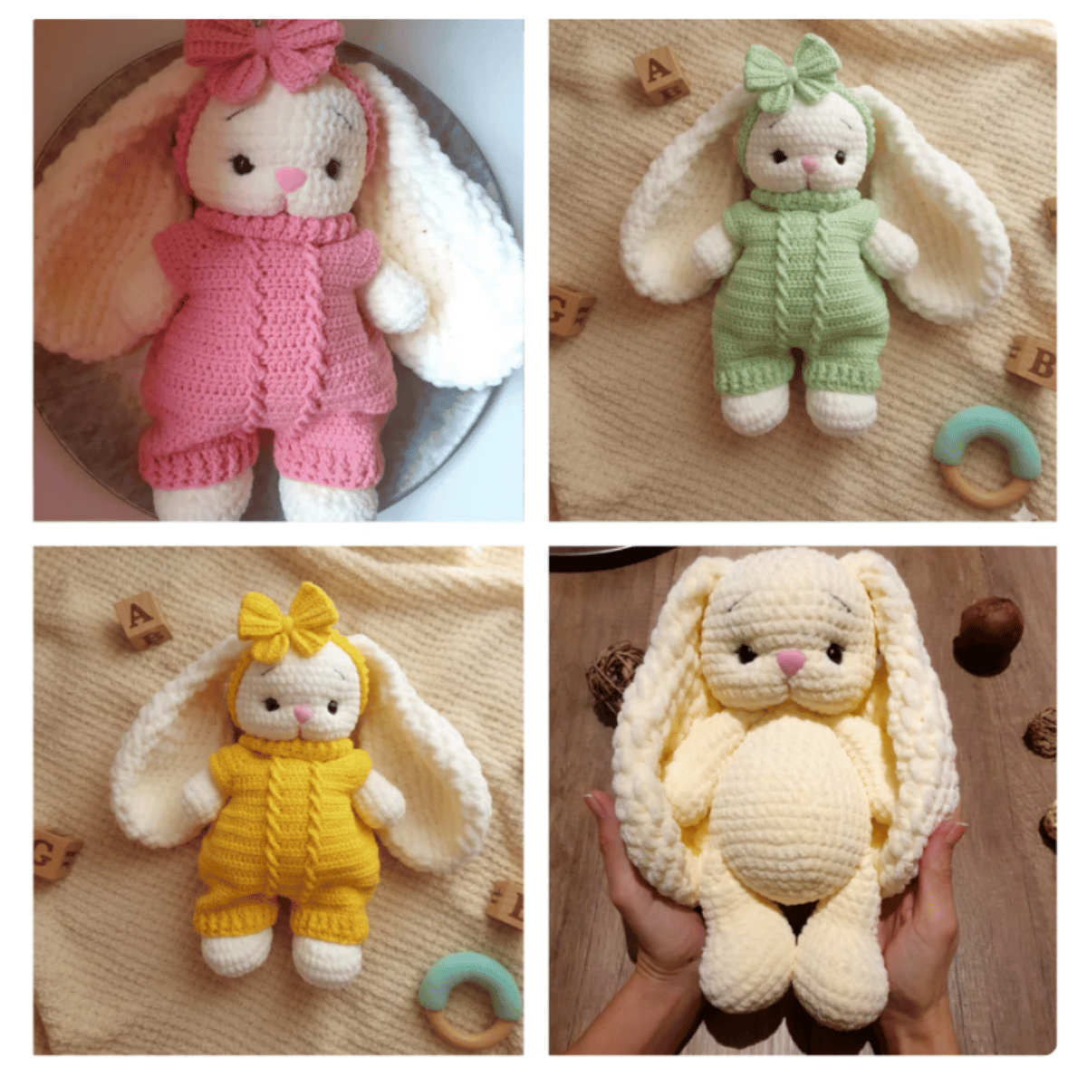 Crochet Overalls Pattern PDF – Cute Handmade Overall Outfit Tutorial