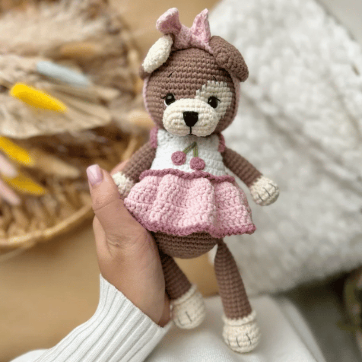 Daisy & Max the Puppies Amigurumi Crochet Pattern PDF Plush Dog Set Tutorial