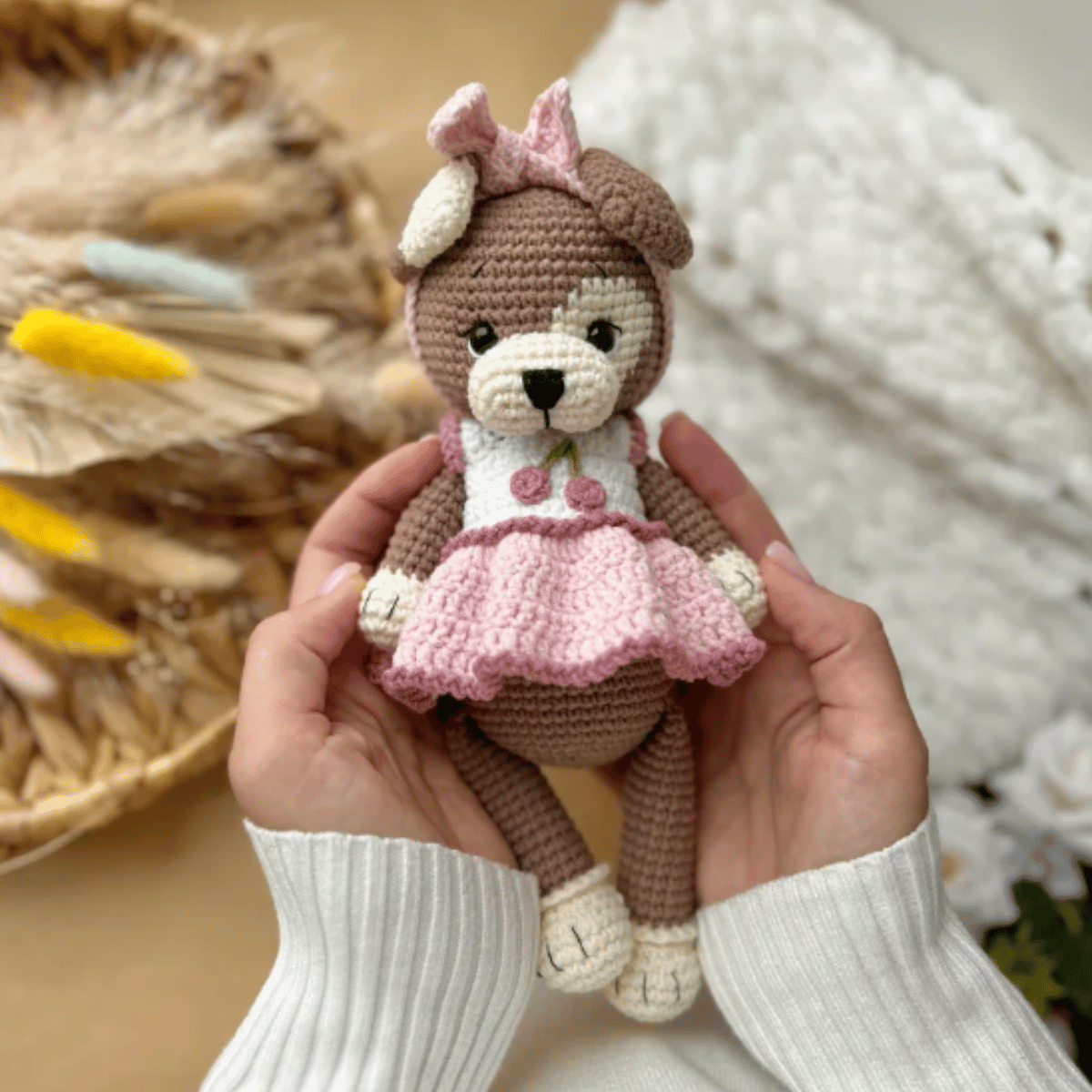 Daisy & Max the Puppies Amigurumi Crochet Pattern PDF Plush Dog Set Tutorial