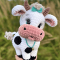 Daisy the Cow Amigurumi Crochet Pattern PDF Farm Animal Plush Tutorial