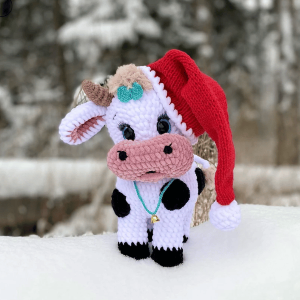 Daisy the Cow Amigurumi Crochet Pattern PDF Farm Animal Plush Tutorial