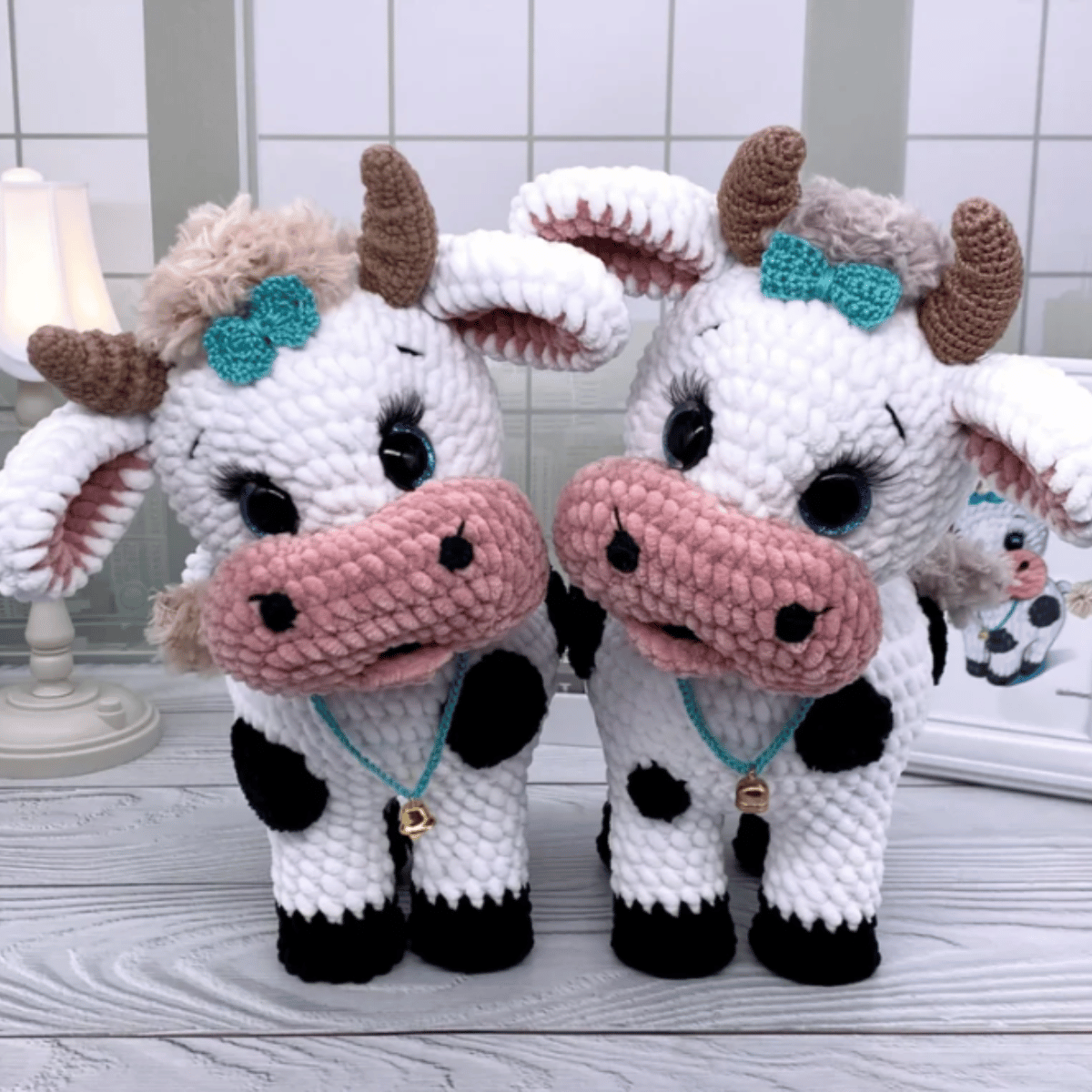Daisy the Cow Amigurumi Crochet Pattern PDF Farm Animal Plush Tutorial