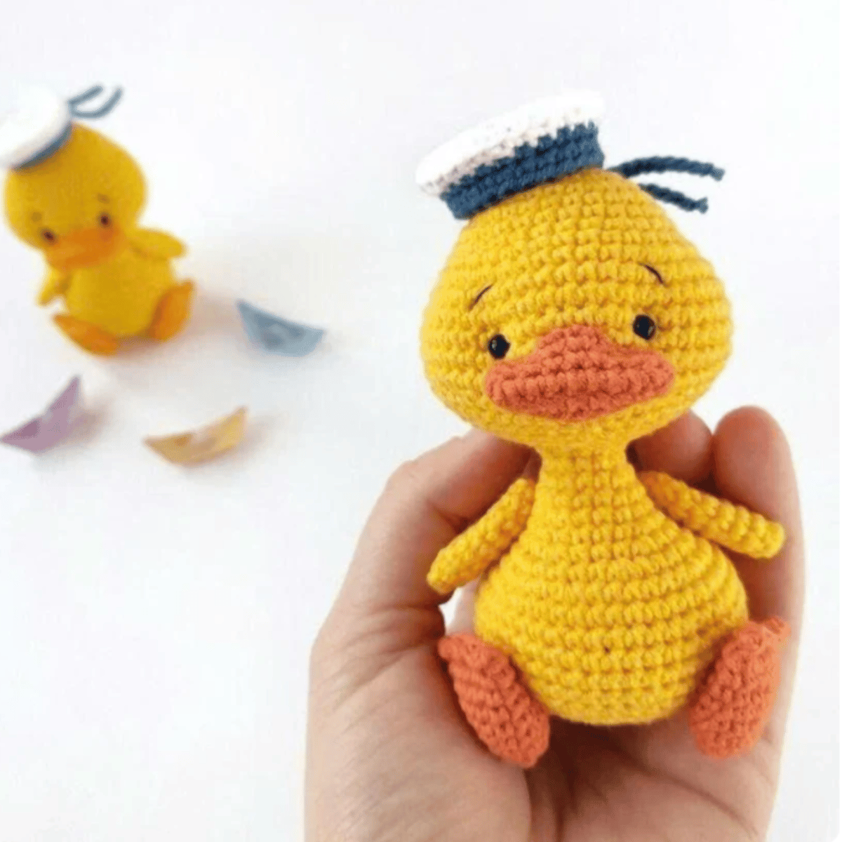 Eli the Duckling Amigurumi Crochet Pattern PDF Baby Duck Tutorial