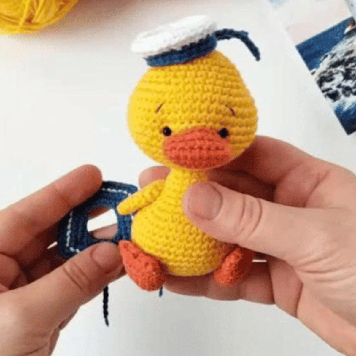Eli the Duckling Amigurumi Crochet Pattern PDF Baby Duck Tutorial