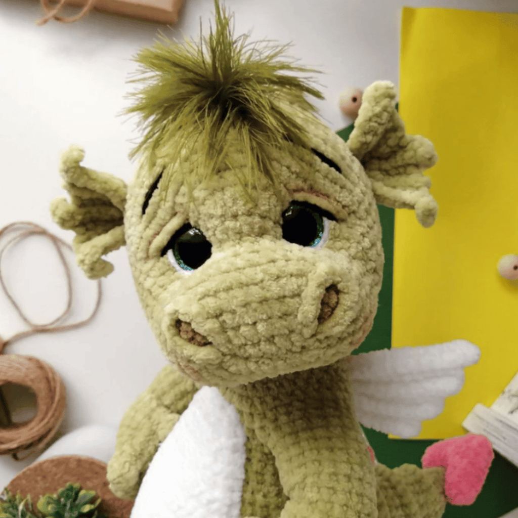 Ember the Dragon 🐉 – Amigurumi Crochet Pattern PDF (Fantasy Plush Dragon)