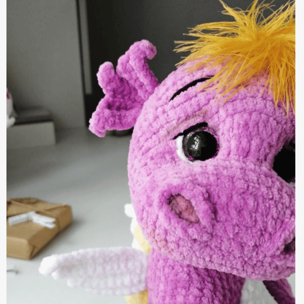 Ember the Dragon 🐉 – Amigurumi Crochet Pattern PDF (Fantasy Plush Dragon)