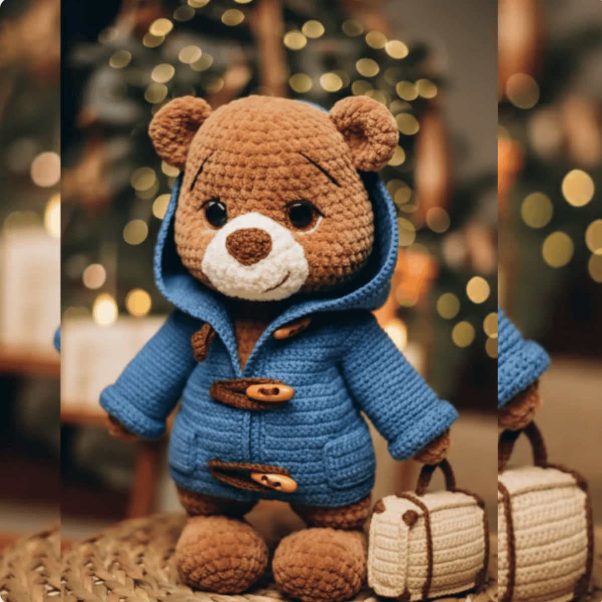 Classic Teddy Bear 🧸– Amigurumi Crochet Pattern PDF (Cute Handmade Plush Bear)