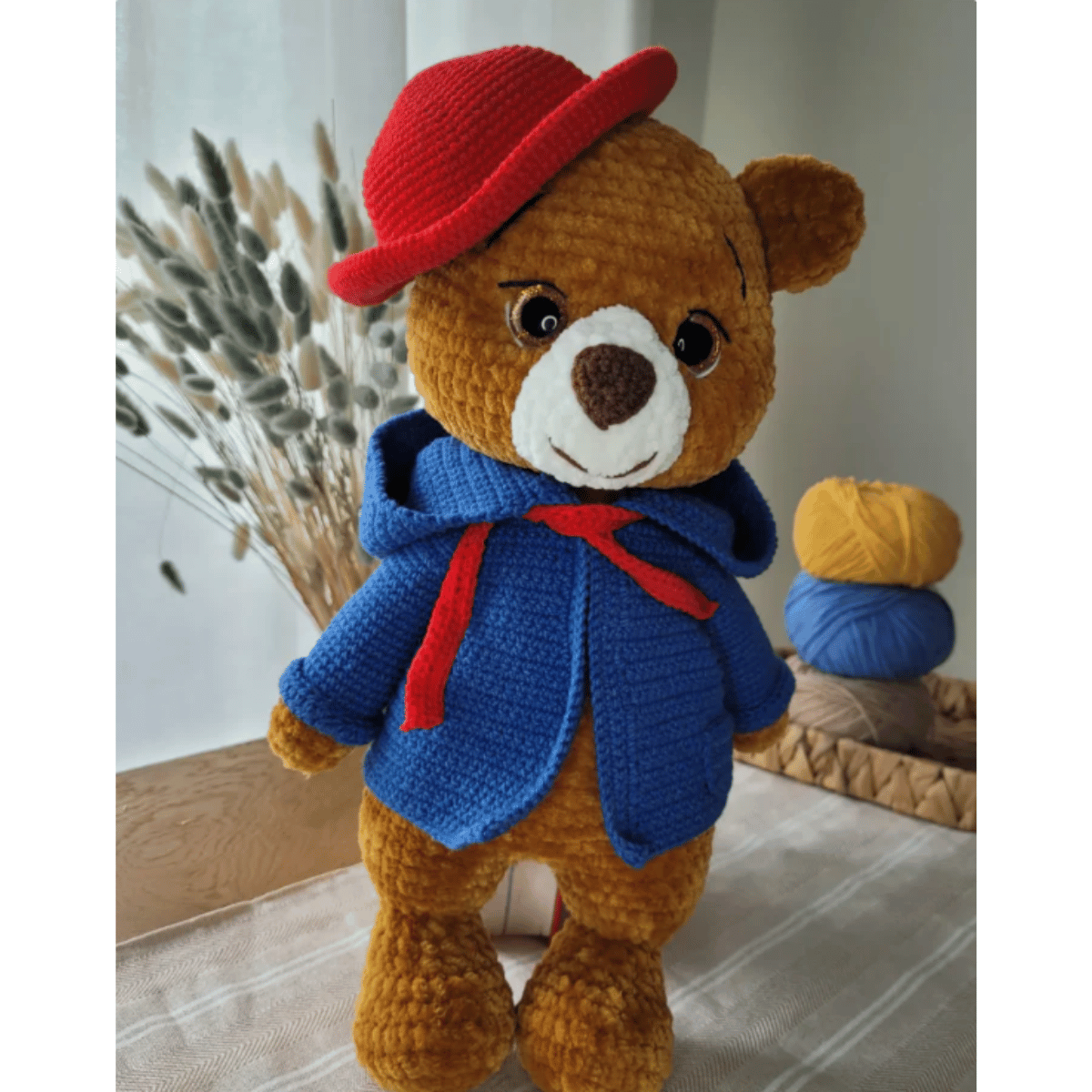 Classic Teddy Bear 🧸– Amigurumi Crochet Pattern PDF (Cute Handmade Plush Bear)