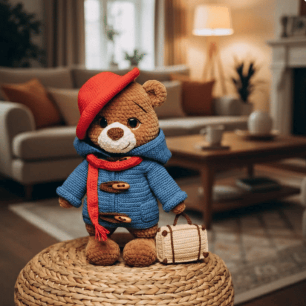 Classic Teddy Bear 🧸– Amigurumi Crochet Pattern PDF (Cute Handmade Plush Bear)