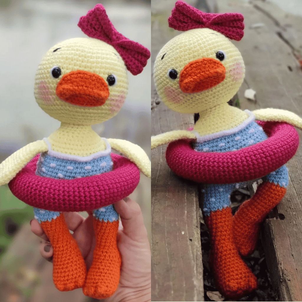 Leo the Duckling 🐥– Amigurumi Crochet Pattern PDF (Cute Baby Duck Plush)