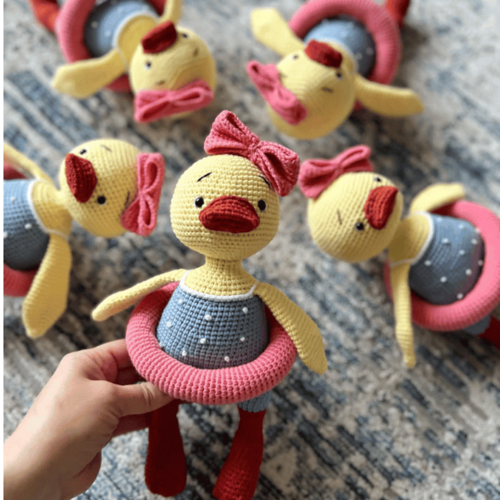 Leo the Duckling 🐥– Amigurumi Crochet Pattern PDF (Cute Baby Duck Plush)