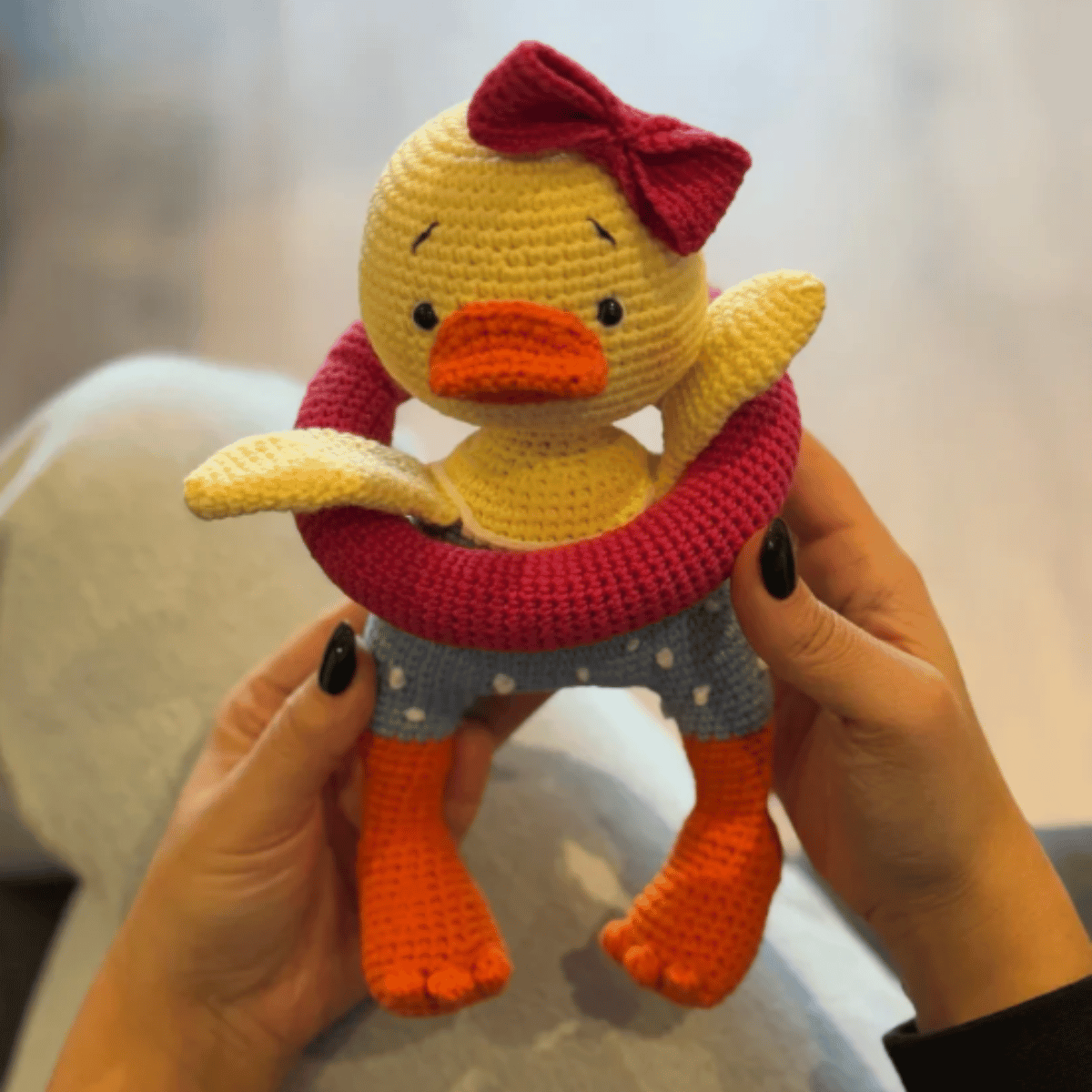 Leo the Duckling 🐥– Amigurumi Crochet Pattern PDF (Cute Baby Duck Plush)