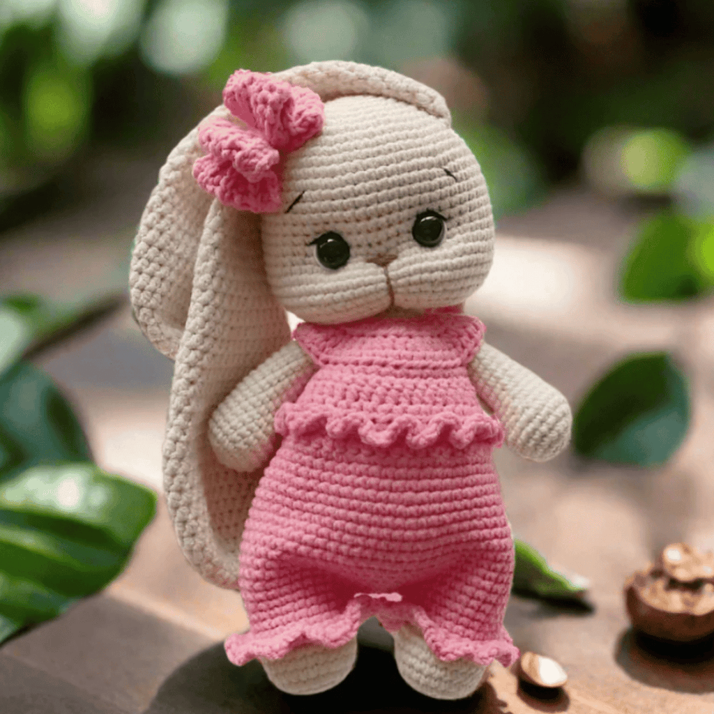 Lulu the Bunny 🐰 – Amigurumi Crochet Pattern PDF (Cute Handmade Plush Rabbit)