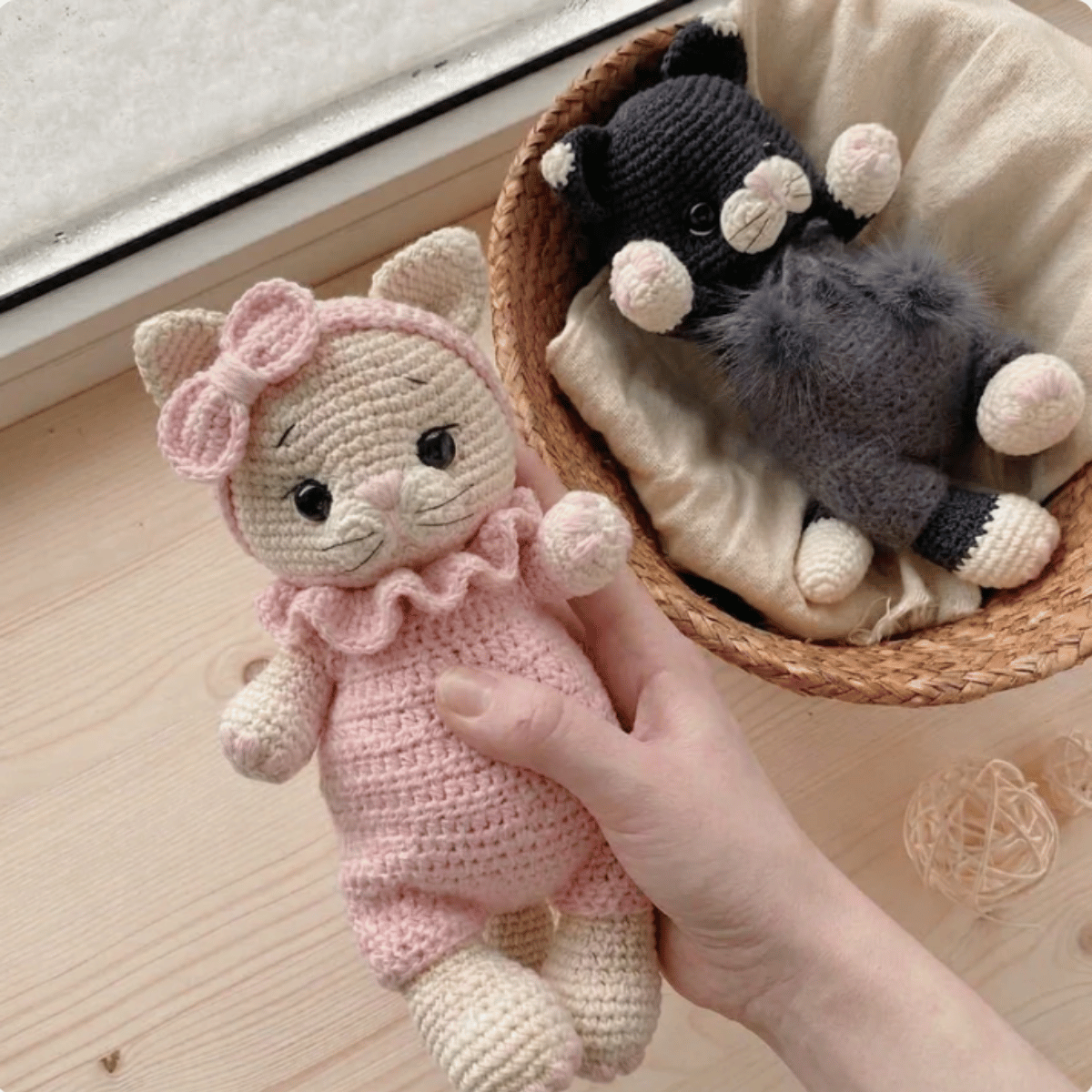 Cute Kittens – Amigurumi Crochet Pattern PDF (Adorable Cat Plush Collection)