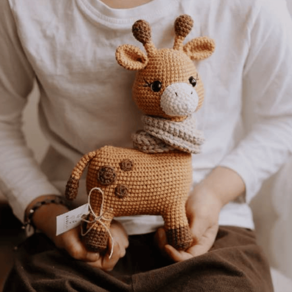 Nala the Giraffe 🦒 – Amigurumi Crochet Pattern PDF (Cute Handmade Plush Giraffe)
