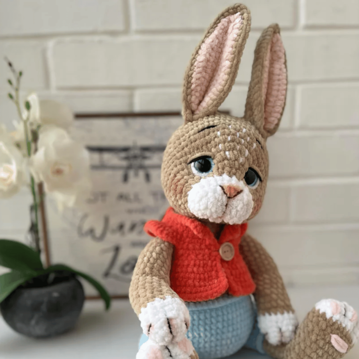Oliver the Bunny 🐰 – Amigurumi Crochet Pattern PDF (Cute Handmade Plush Rabbit)