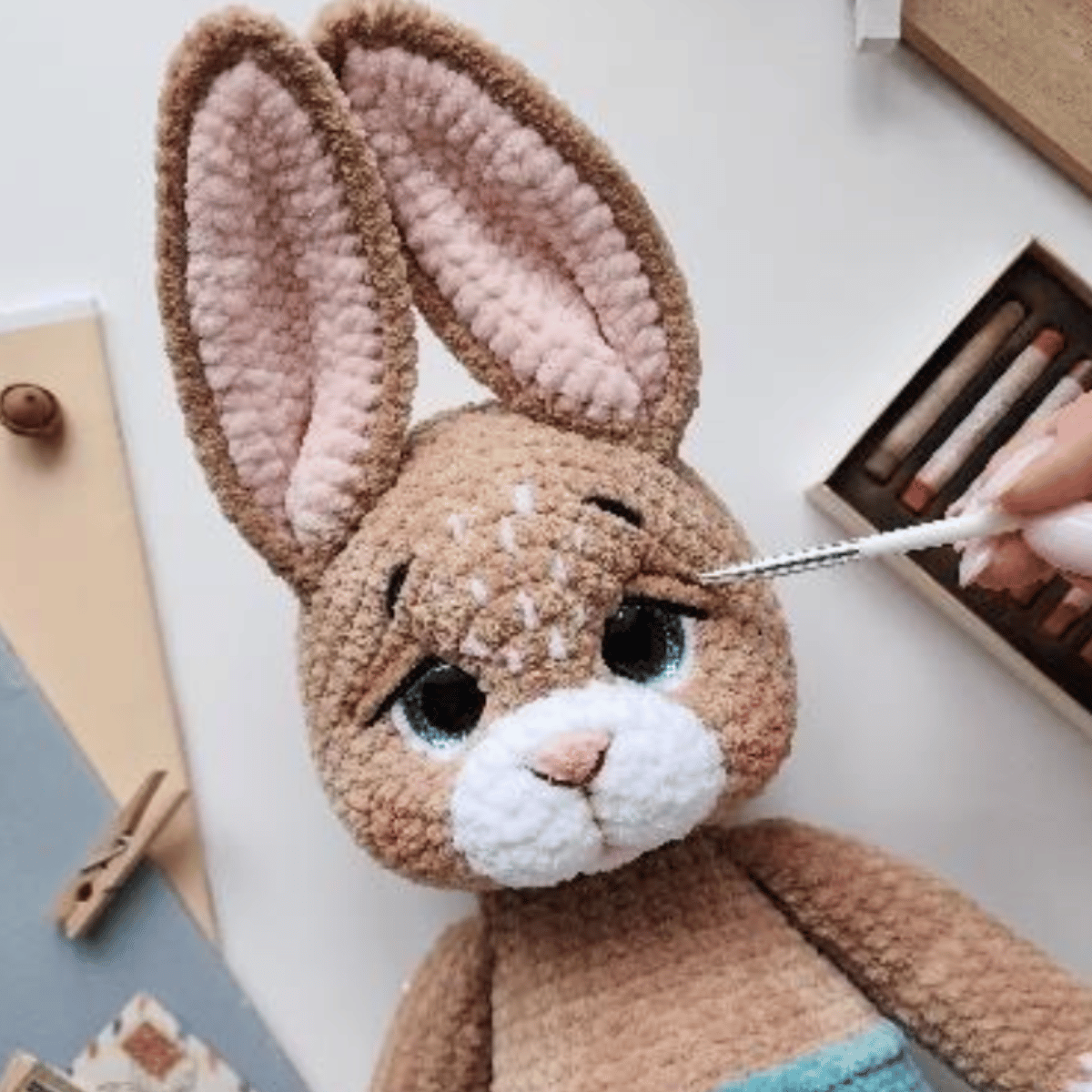 Oliver the Bunny 🐰 – Amigurumi Crochet Pattern PDF (Cute Handmade Plush Rabbit)