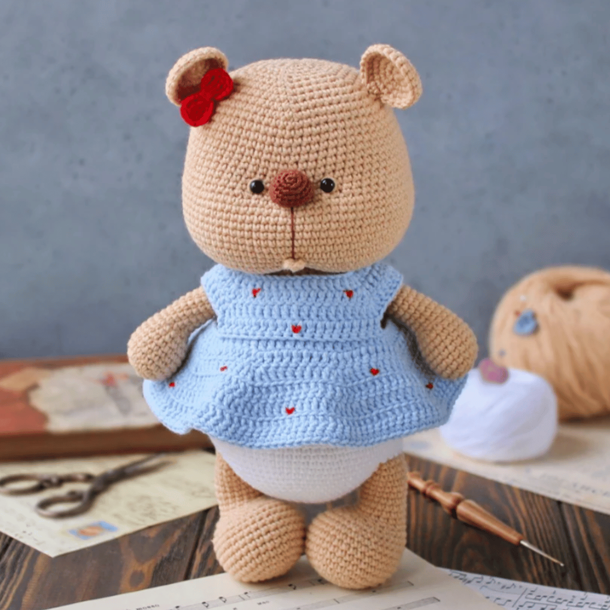 Rory the Baby Bear 🧸 – Amigurumi Crochet Pattern PDF (Cute Handmade Teddy Bear Plush)