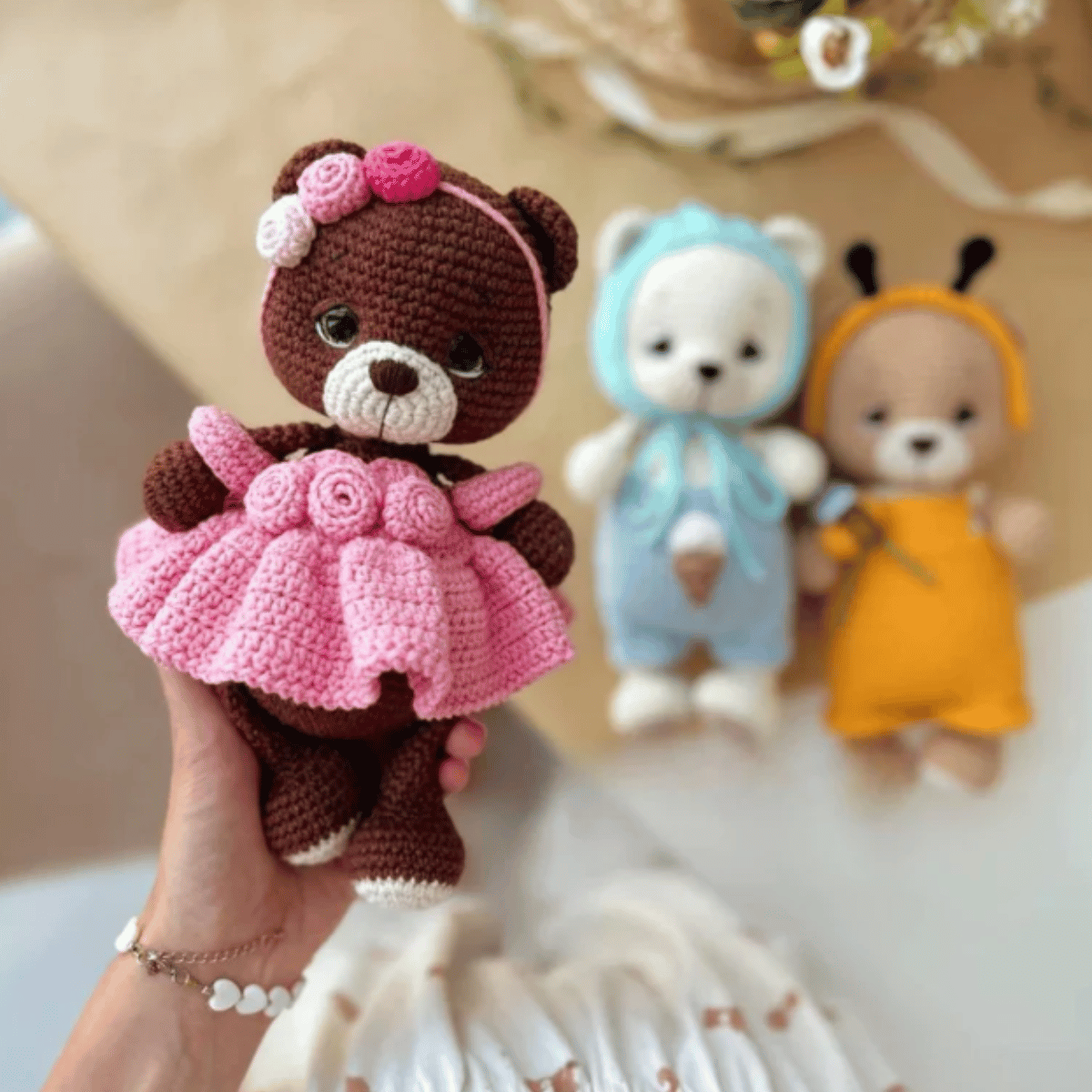 Coco the Bear – Amigurumi Crochet Pattern PDF (Cute Handmade Teddy Bear Plush)