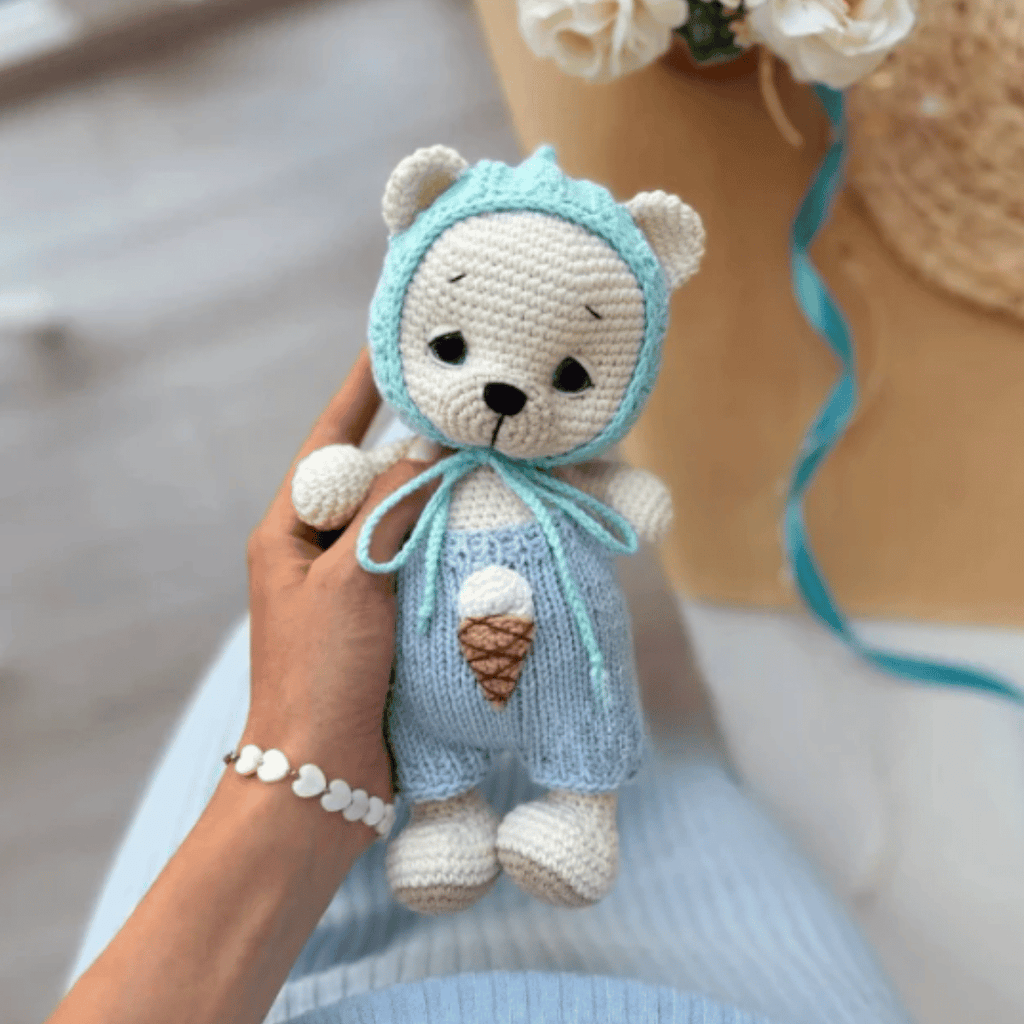 Coco the Bear – Amigurumi Crochet Pattern PDF (Cute Handmade Teddy Bear Plush)