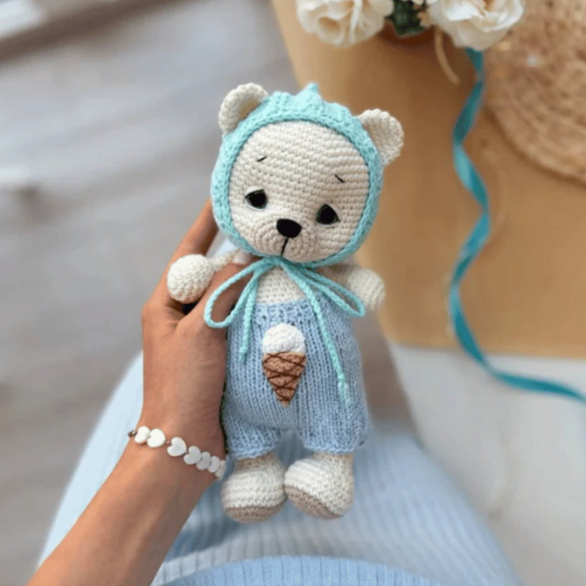 Coco the Bear – Amigurumi Crochet Pattern PDF (Cute Handmade Teddy Bear Plush)