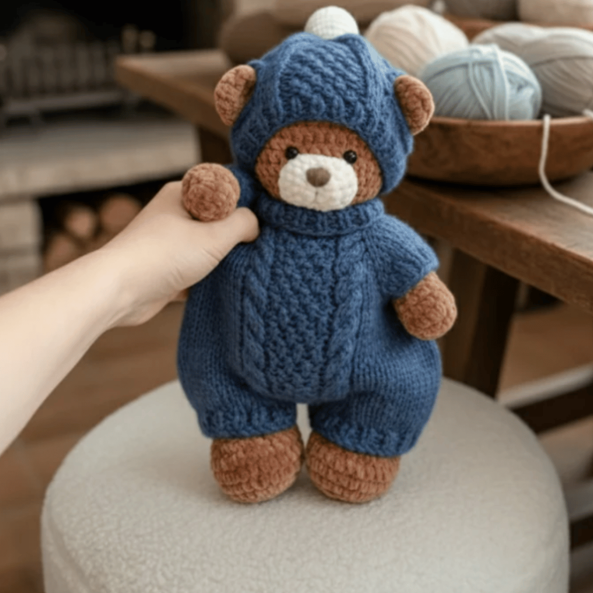 Sophie le Lapin  – Ensemble de Patrons Knitting  2–en–1 🇫🇷
