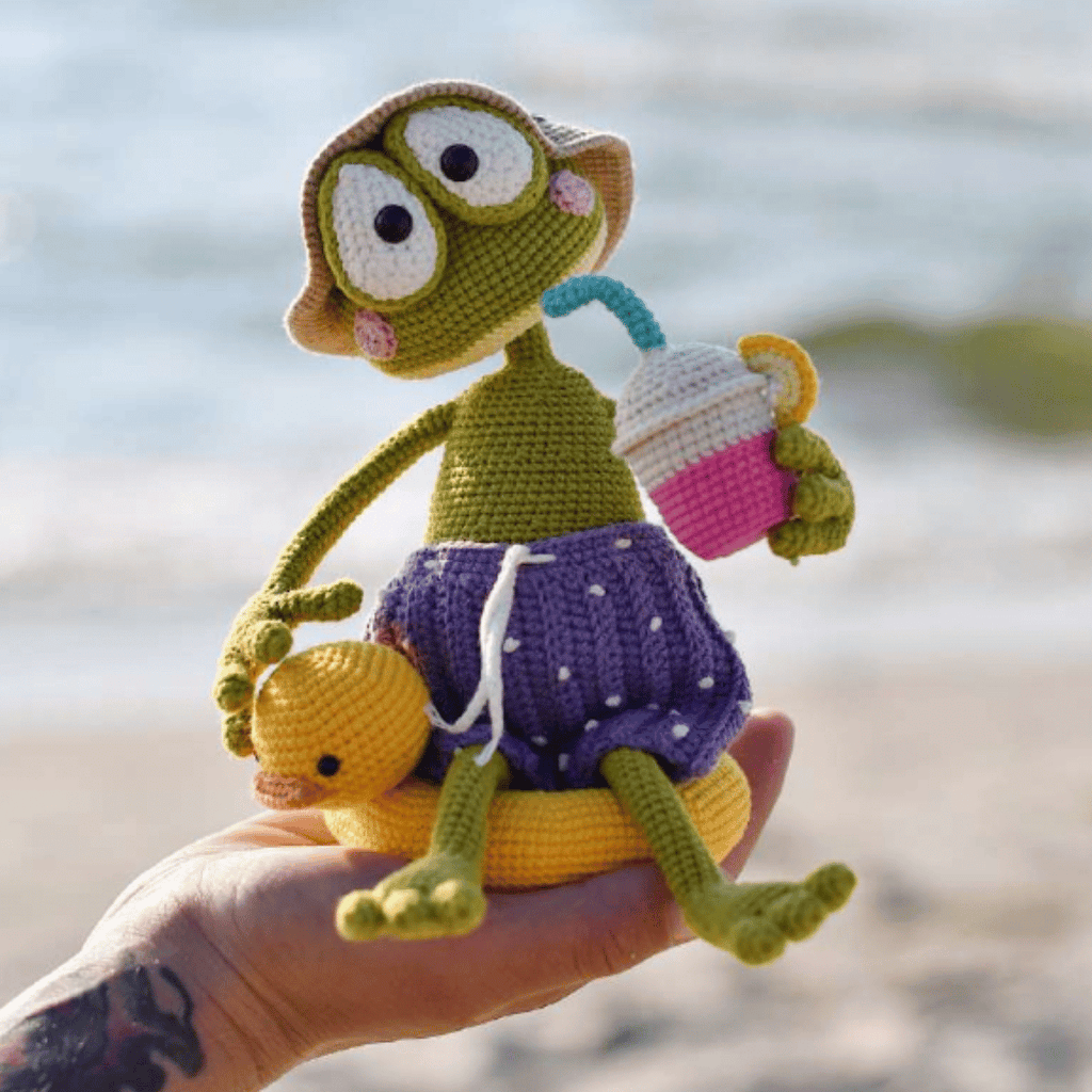 Sunny the Beach Frog