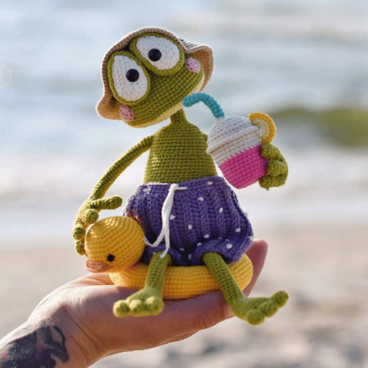 Sunny the Beach Frog