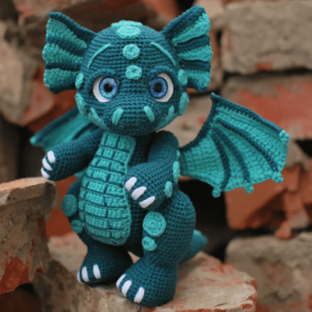 Green Dragon – Amigurumi Crochet Pattern PDF