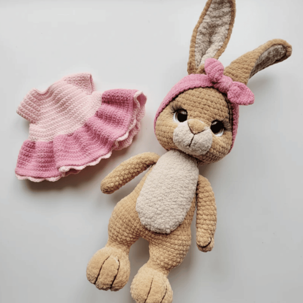 Lily’s Dress Bunny – Crochet Pattern PDF