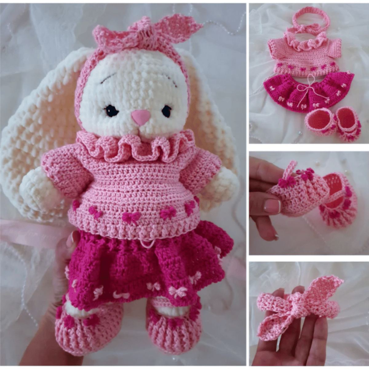 Full Overall Outfit – Crochet Pattern PDF (Cute Amigurumi Clothing Set)