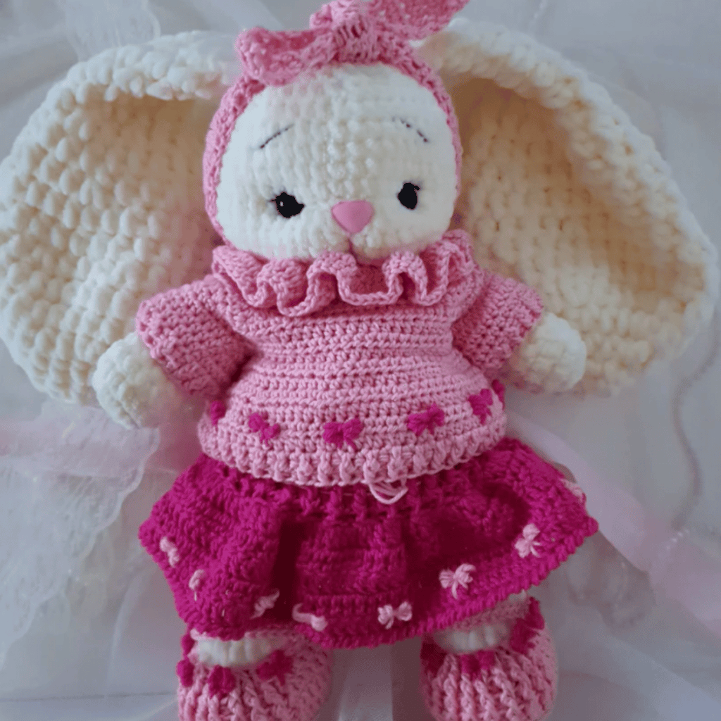 Full Overall Outfit – Crochet Pattern PDF (Cute Amigurumi Clothing Set)
