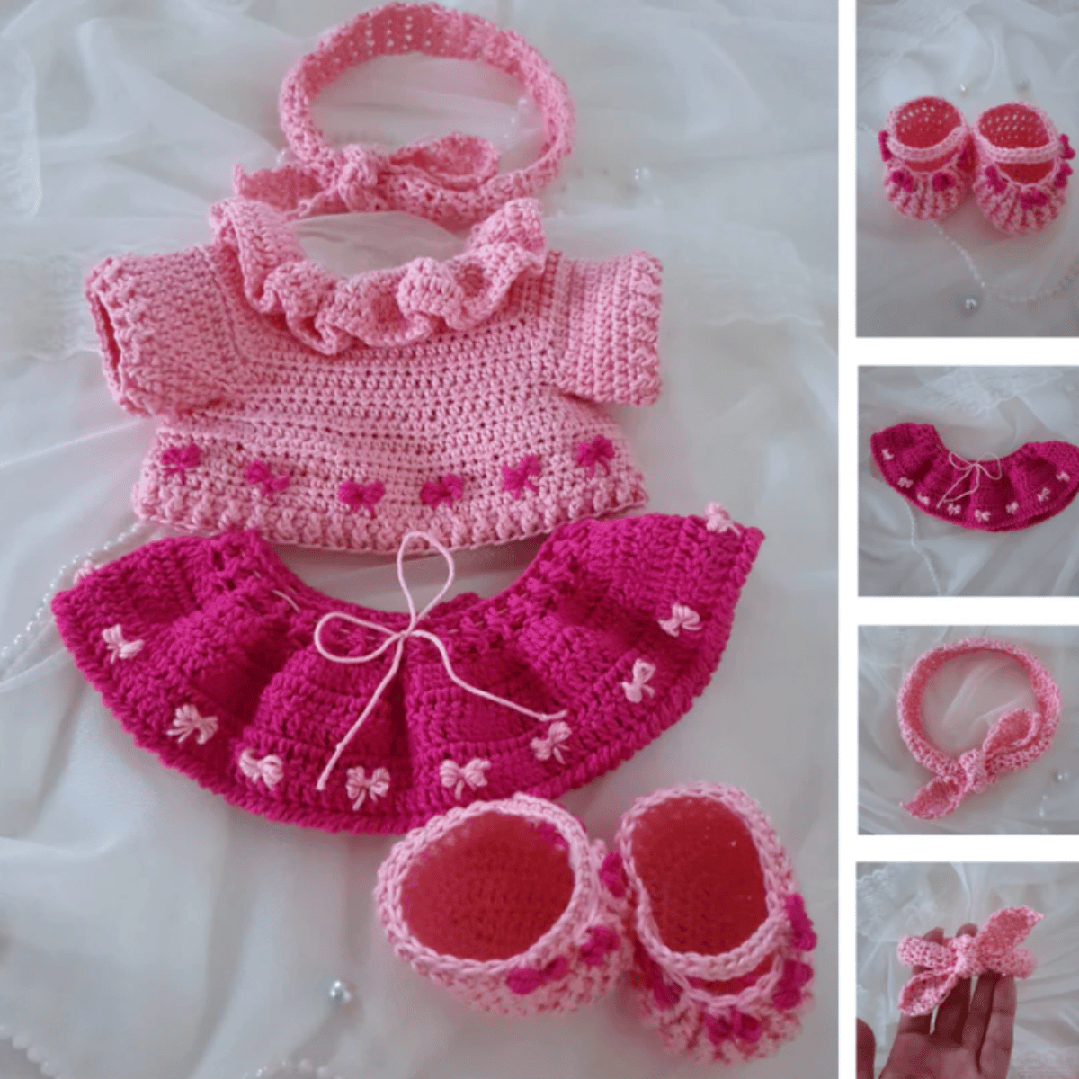 Full Overall Outfit – Crochet Pattern PDF (Cute Amigurumi Clothing Set)