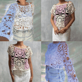 Florabelle Summer Top – Crochet Pattern PDF (Boho Floral Crochet Top)