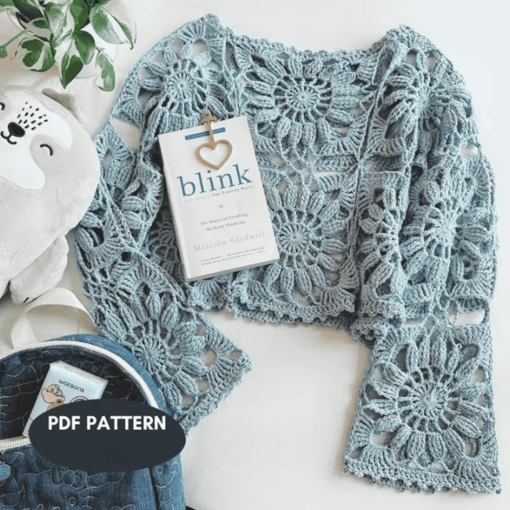 Florabelle Summer Top – Crochet Pattern PDF (Boho Floral Crochet Top)