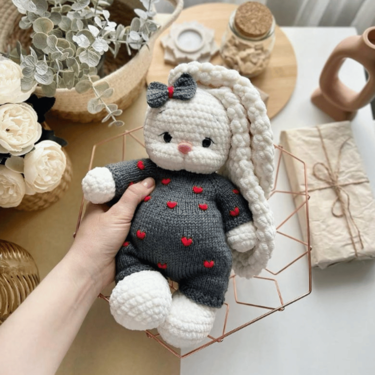 Businka Outfit Crochet Pattern for Bunny Lala & Bear Topa PDF