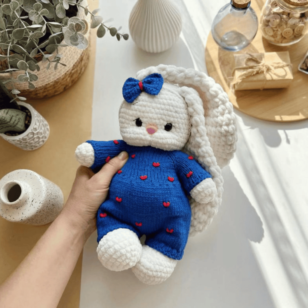 Businka Outfit Crochet Pattern for Bunny Lala & Bear Topa PDF