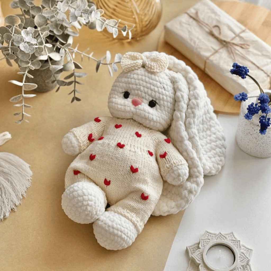 Businka Outfit Crochet Pattern for Bunny Lala & Bear Topa PDF