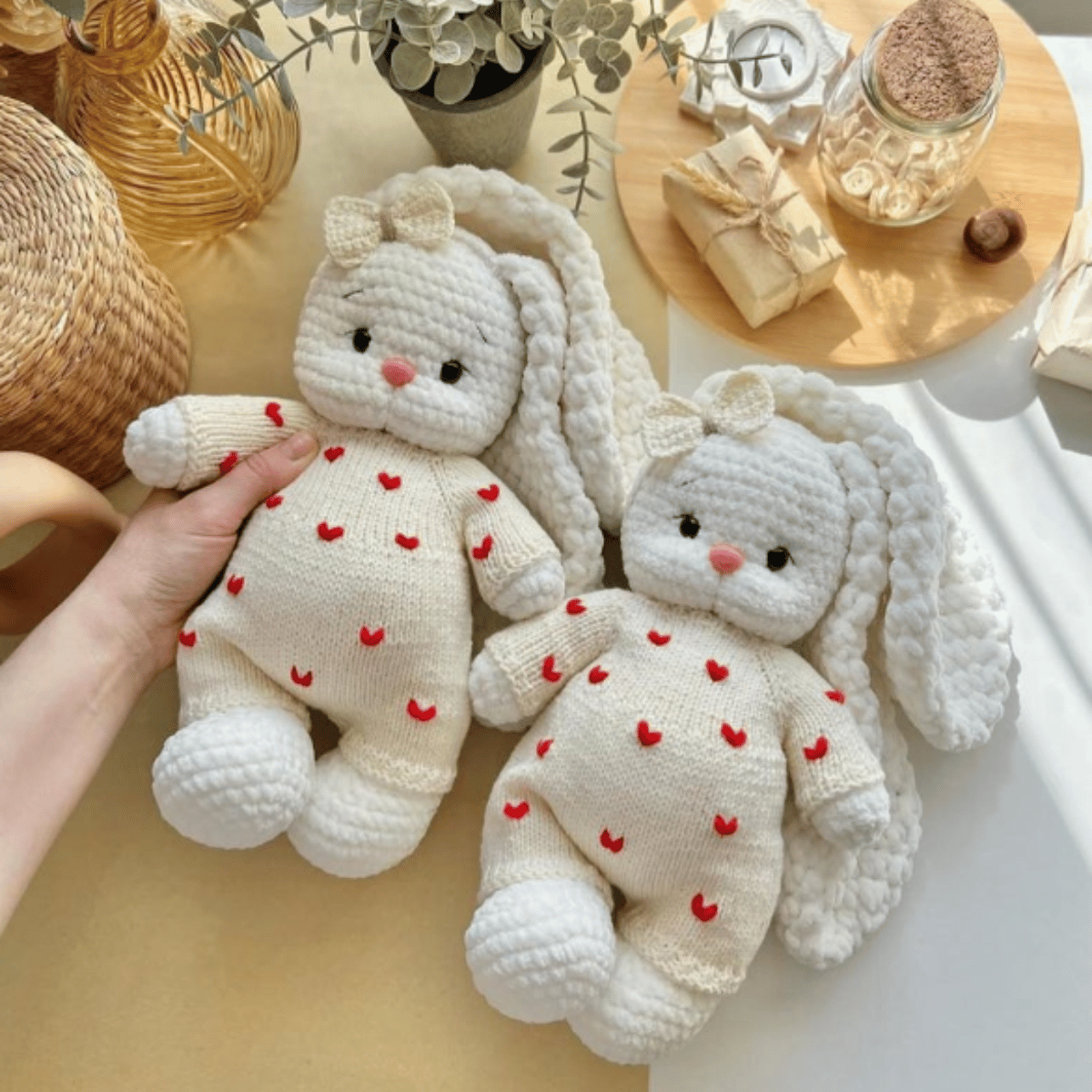 Businka Outfit Crochet Pattern for Bunny Lala & Bear Topa PDF