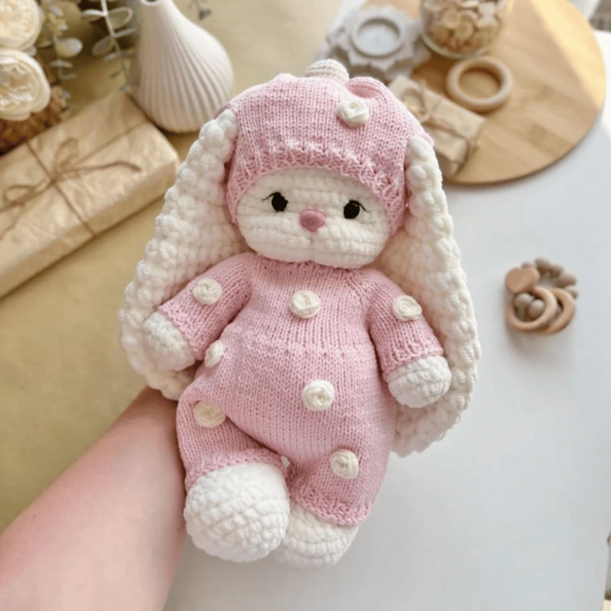 Businka Outfit Crochet Pattern for Bunny Lala & Bear Topa PDF