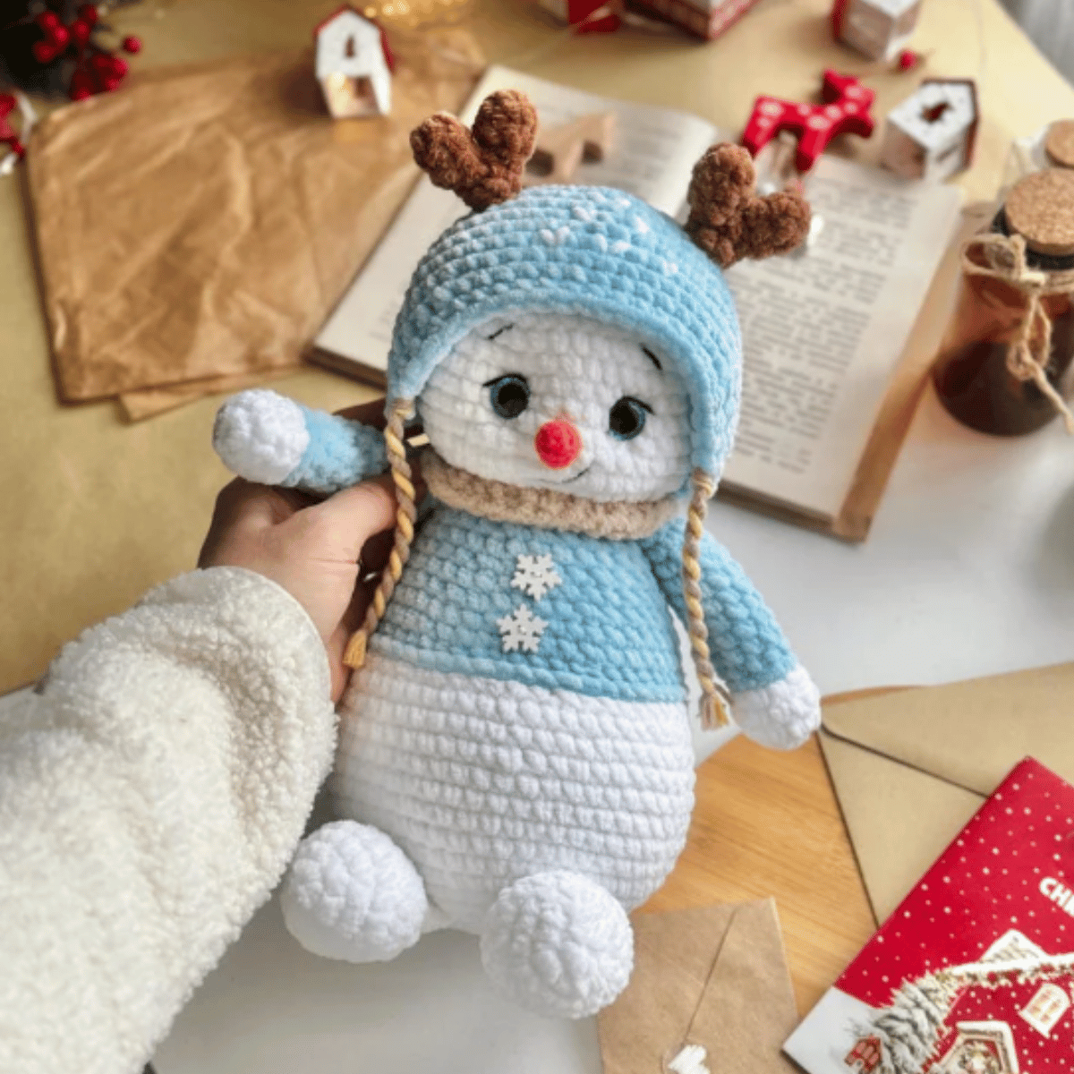 Snowman Olaf 4-in-1 Mega Crochet Bundle PDF Christmas Amigurumi Tutorial