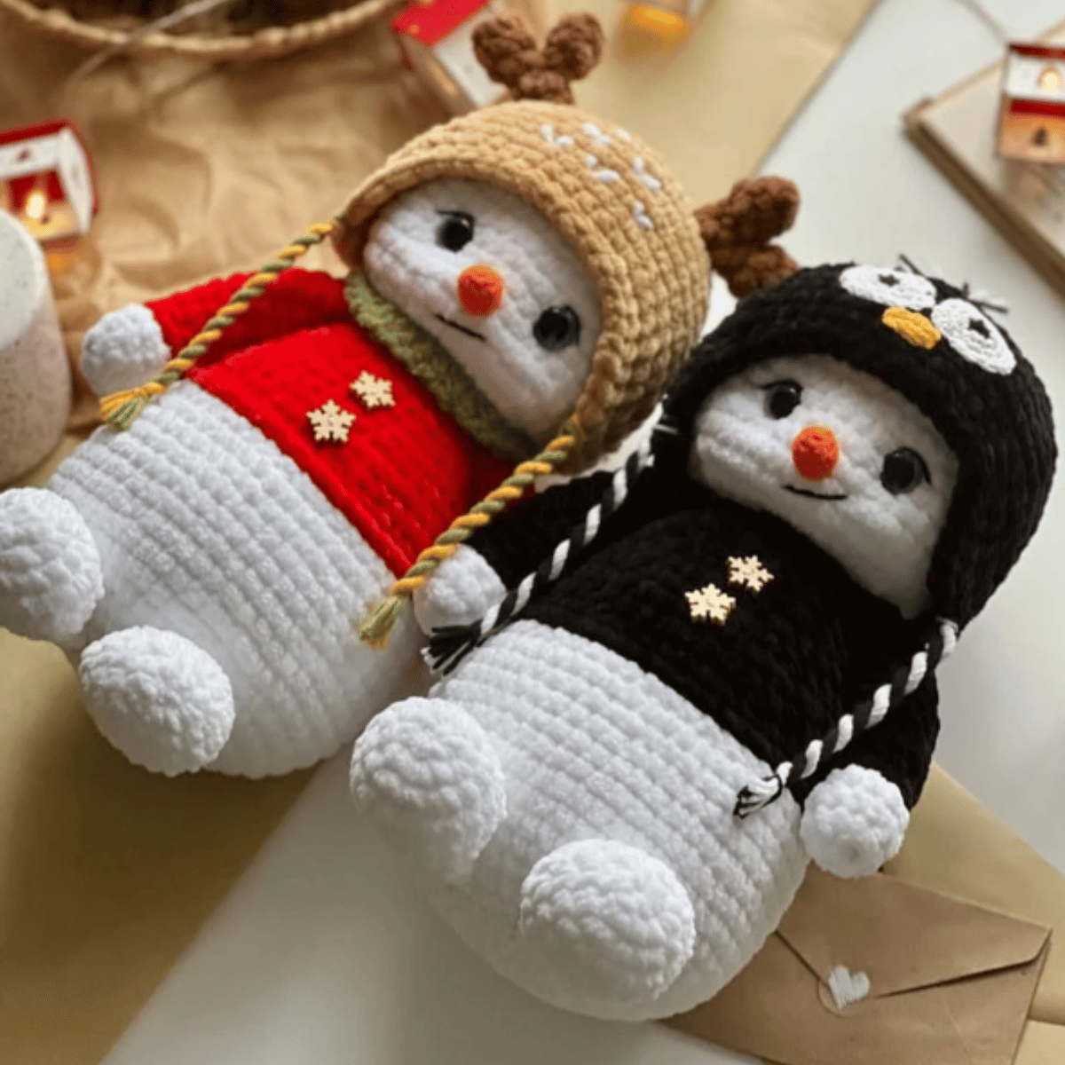 Snowman Olaf 4-in-1 Mega Crochet Bundle PDF Christmas Amigurumi Tutorial