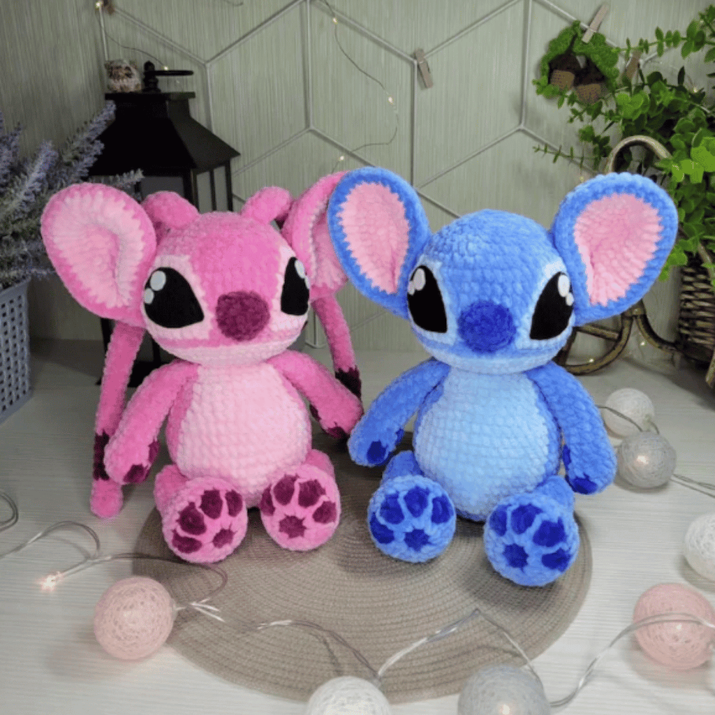 2-in-1 Stitch & Angel Amigurumi Crochet Pattern PDF Plush Toy Bundle Tutorial